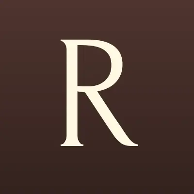 Ромашка, магазин продуктов, лого-визитка